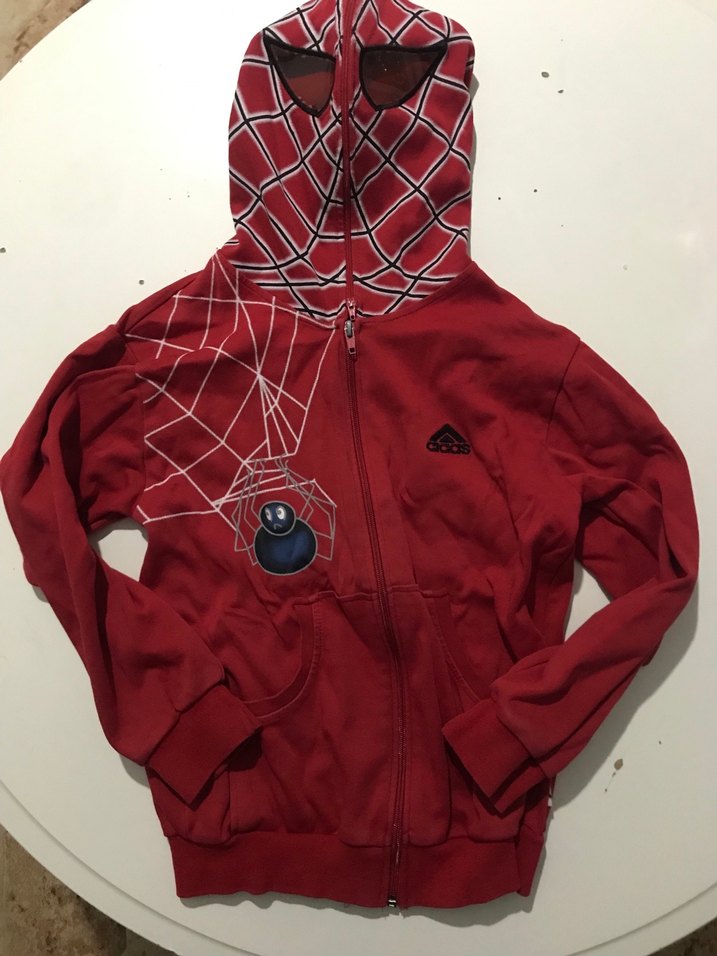 Örümcek adam Kapüşonlu Sweatshirt hırka - Görsel 2