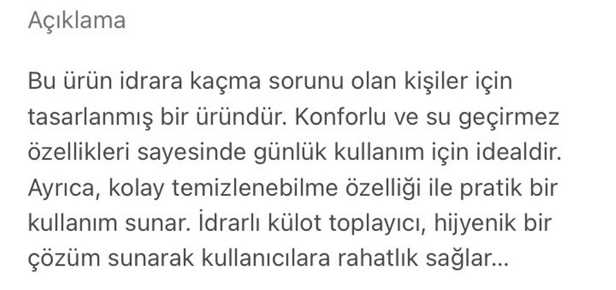 Rabır Mini Külotlu İdrar Toplayıcı 1000ml - Görsel 2