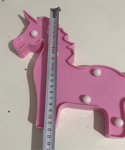  Beden pembe Renk Unicorn gece lambası