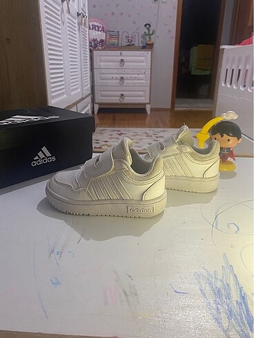 24 Beden beyaz Renk Adidas Hoops Sneaker