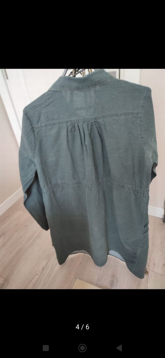 kot rengi gömlek - Görsel 4