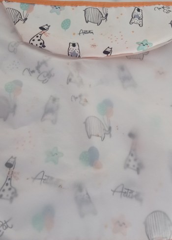 Renkli Desenli Bebek Önlüğü 2 adet fiyatı - Görsel 6