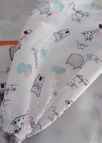 Renkli Desenli Bebek Önlüğü 2 adet fiyatı - Görsel 5