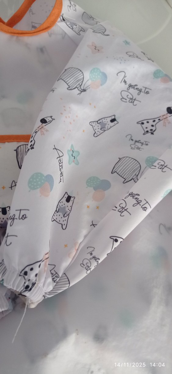 Renkli Desenli Bebek Önlüğü 2 adet fiyatı - Görsel 5