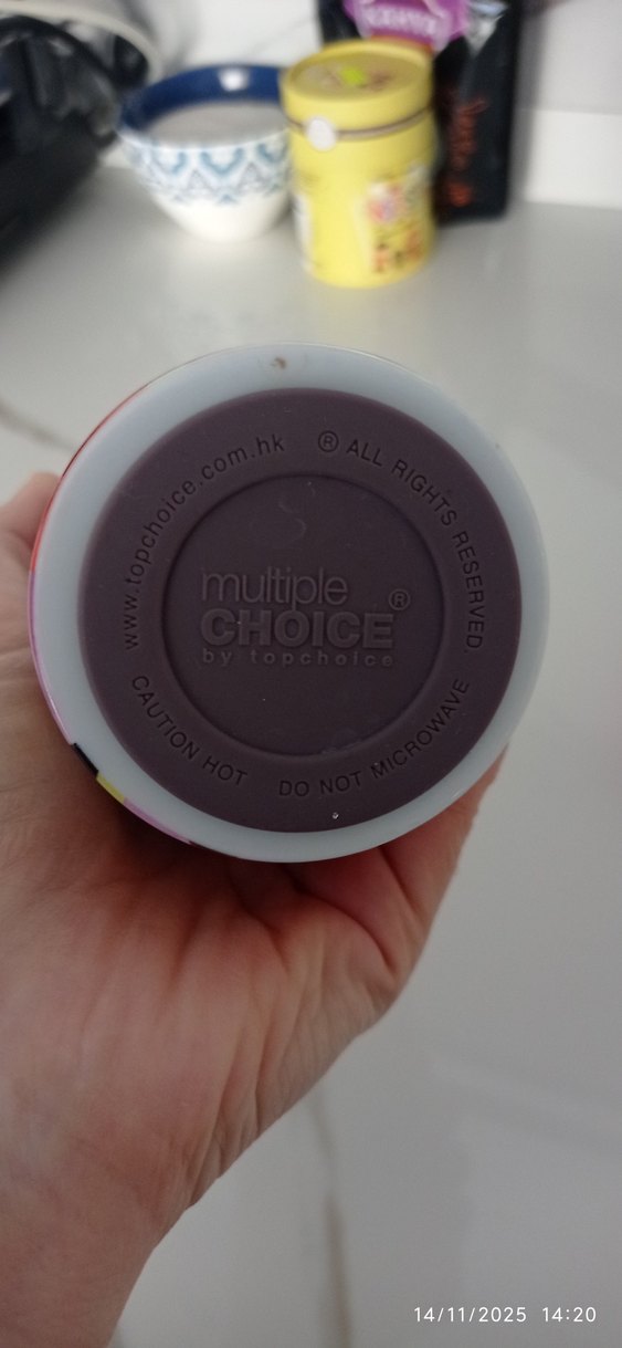 Renkli Çiçekli Termos Bardak - Görsel 4