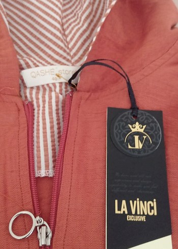 Giy çık kadın kiremit rengi kap - Görsel 2