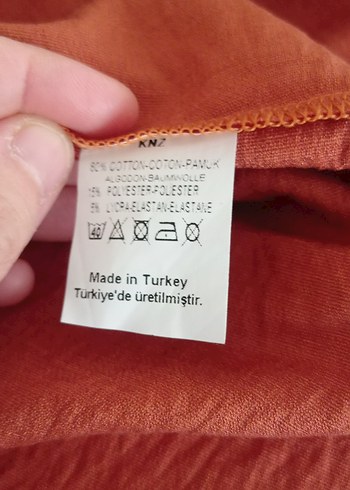 Giy çık kadın kiremit rengi kap - Görsel 6