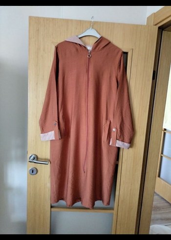 Giy çık kadın kiremit rengi kap - Görsel 3