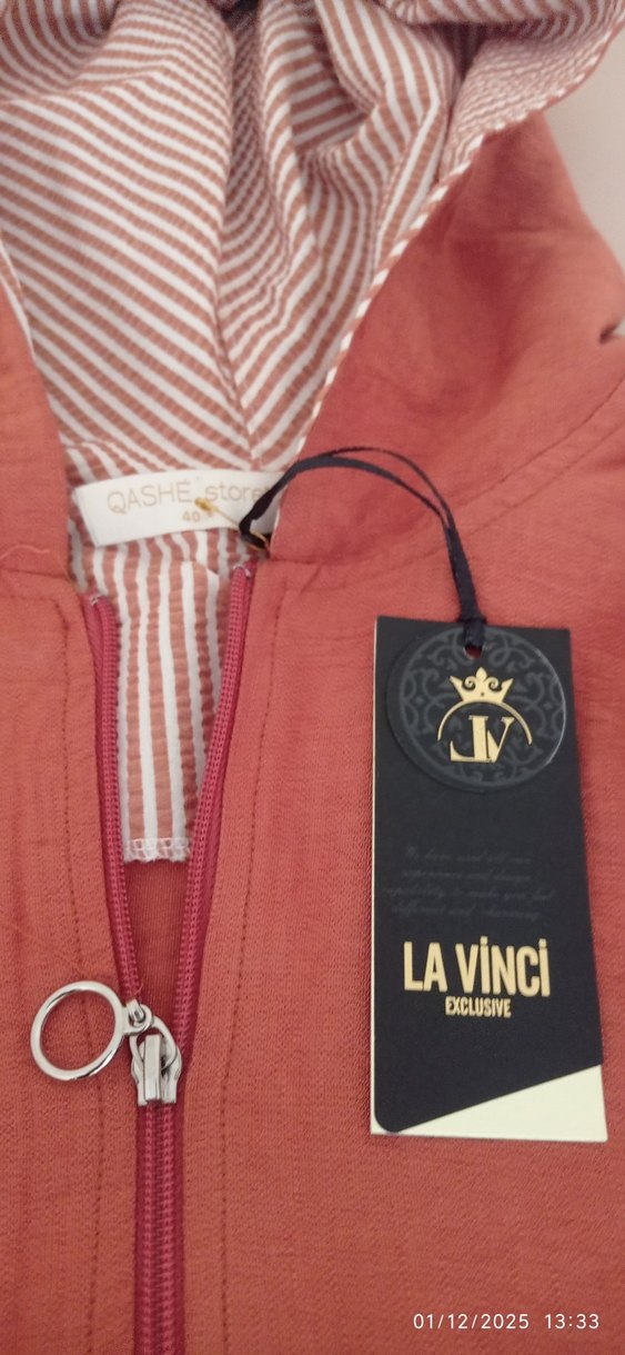 Giy çık kadın kiremit rengi kap - Görsel 2