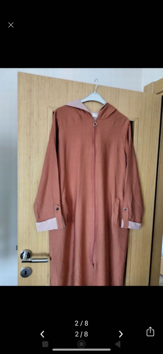 Giy çık kadın kiremit rengi kap - Görsel 4