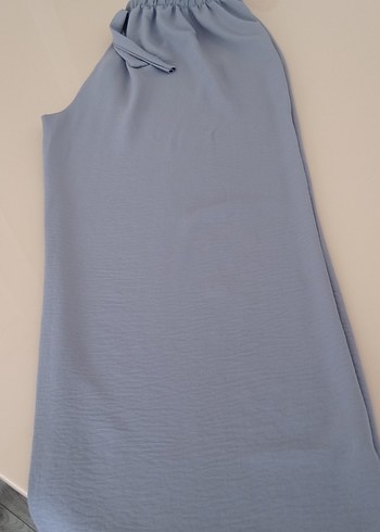 Kadın gri ayrobin kumaş pantolon - Görsel 5