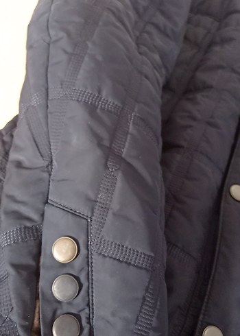 Düğmeli Lacivert Erkek mont - Görsel 2