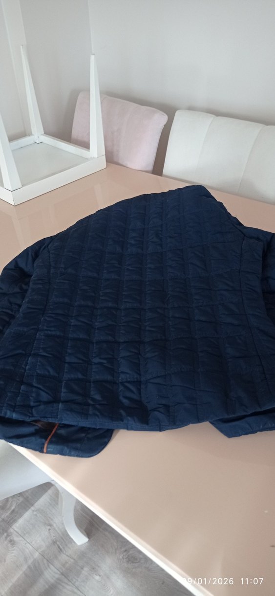 Düğmeli Lacivert Erkek mont - Görsel 5