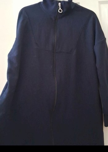 lacivert fermuarli giy çık - Görsel 2