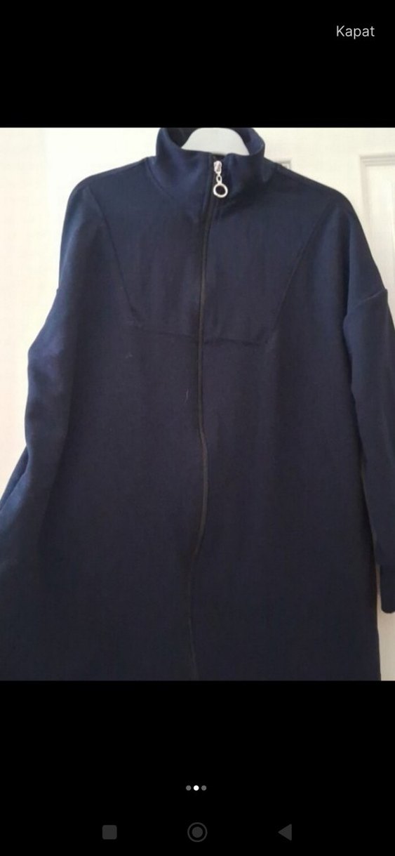 lacivert fermuarli giy çık - Görsel 2