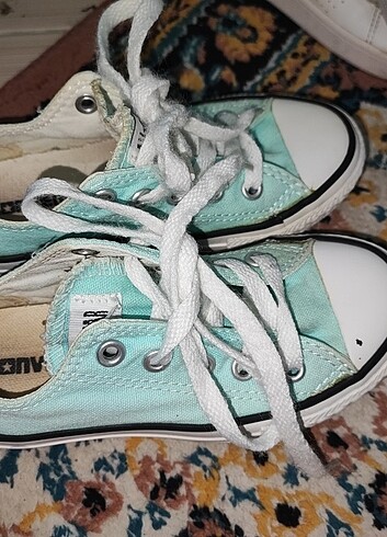 27 Beden turkuaz Renk 27 numara orjinal converse