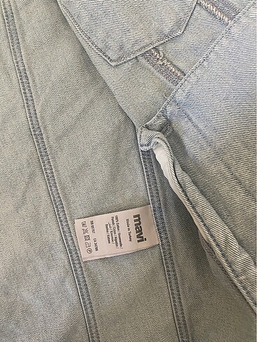 Mavi Jean Ceket - Görsel 4