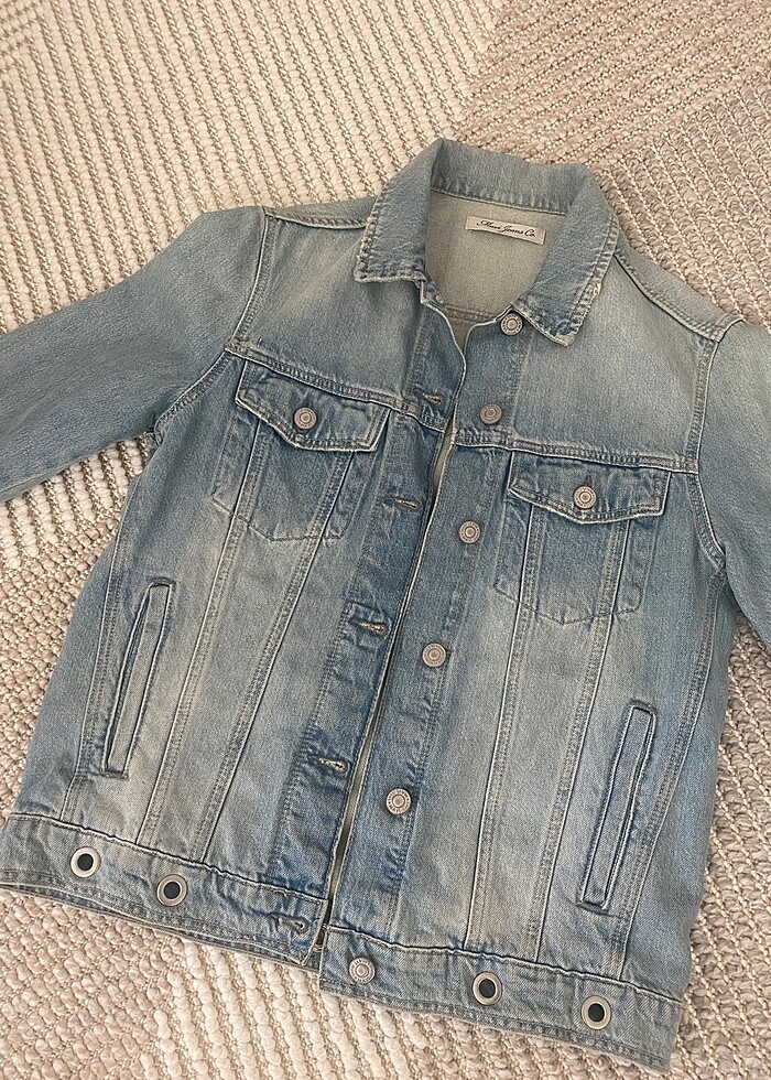 Mavi Jean Ceket - Görsel 2
