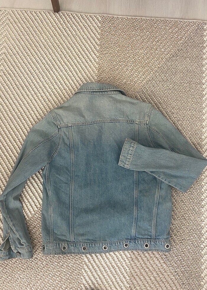 Mavi Jean Ceket - Görsel 5