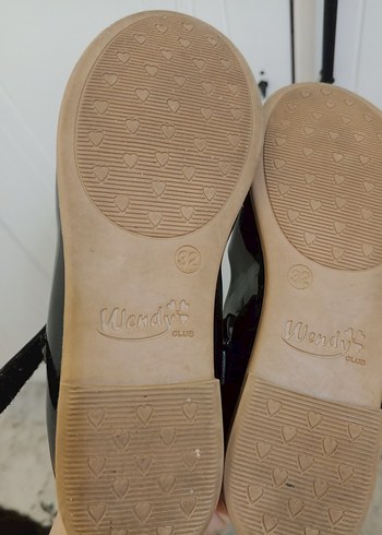 Kız Çocuk Siyah Rugan Tokalı Bale Ayakkabısı - Görsel 3