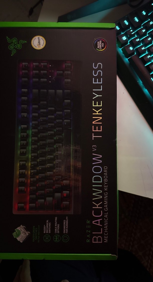 Razer blackwidow v3 klavye (az kullanılmış) - Görsel 3