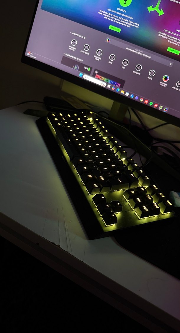 Razer blackwidow v3 klavye (az kullanılmış) - Görsel 5
