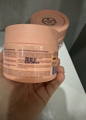  Beden Renk Bee Beauty Keratin Onarıcı Saç Bakım Maskesi