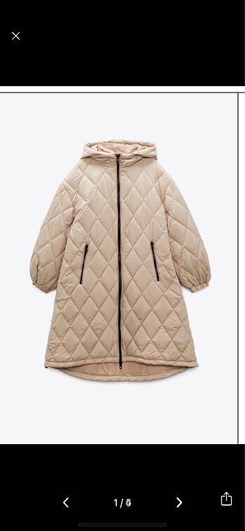 Zara kapitone mont