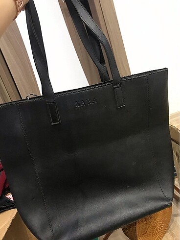 Zara büyük omuz çantası