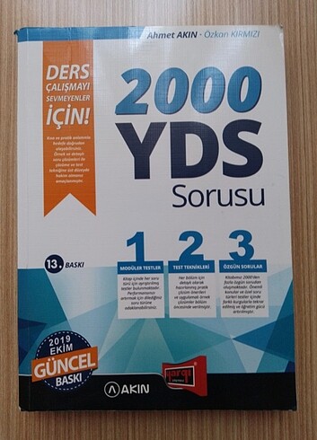 Akın dil 2019 2000 YDS Sorusu
