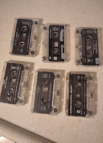 6 adet kaset