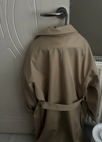 Bej Kadın Trençkot - Görsel 2