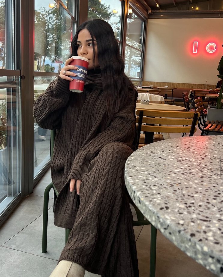 Kahverengi  Triko takım - Görsel 2