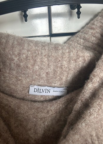 Dilvin madonna yaka Triko Elbise - Görsel 3