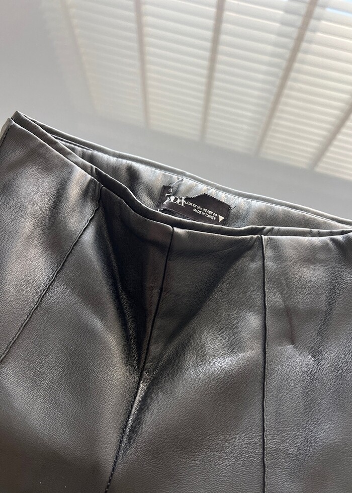 Zara deri pantolon - Görsel 4