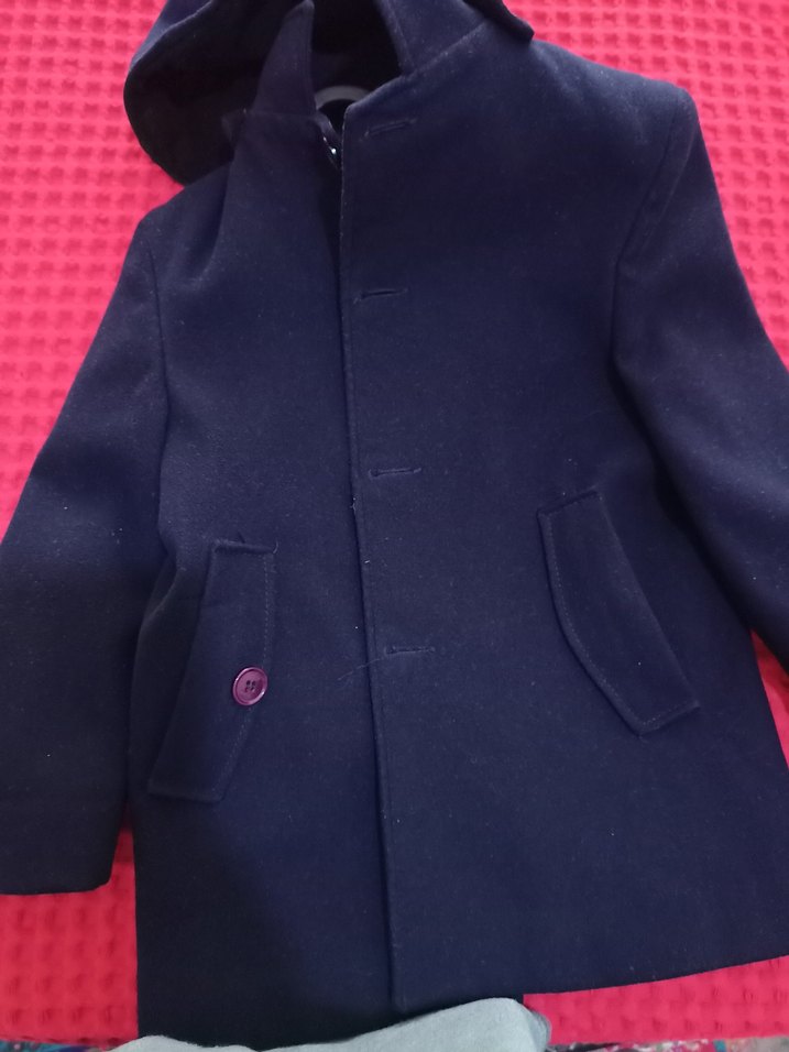 çocuk kaşe kaban - Görsel 4