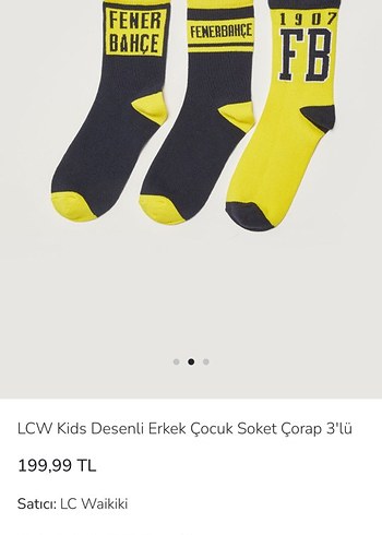 LCW Kids Erkek Çocuk 3'lü Desenli Soket Çorap - Görsel 2
