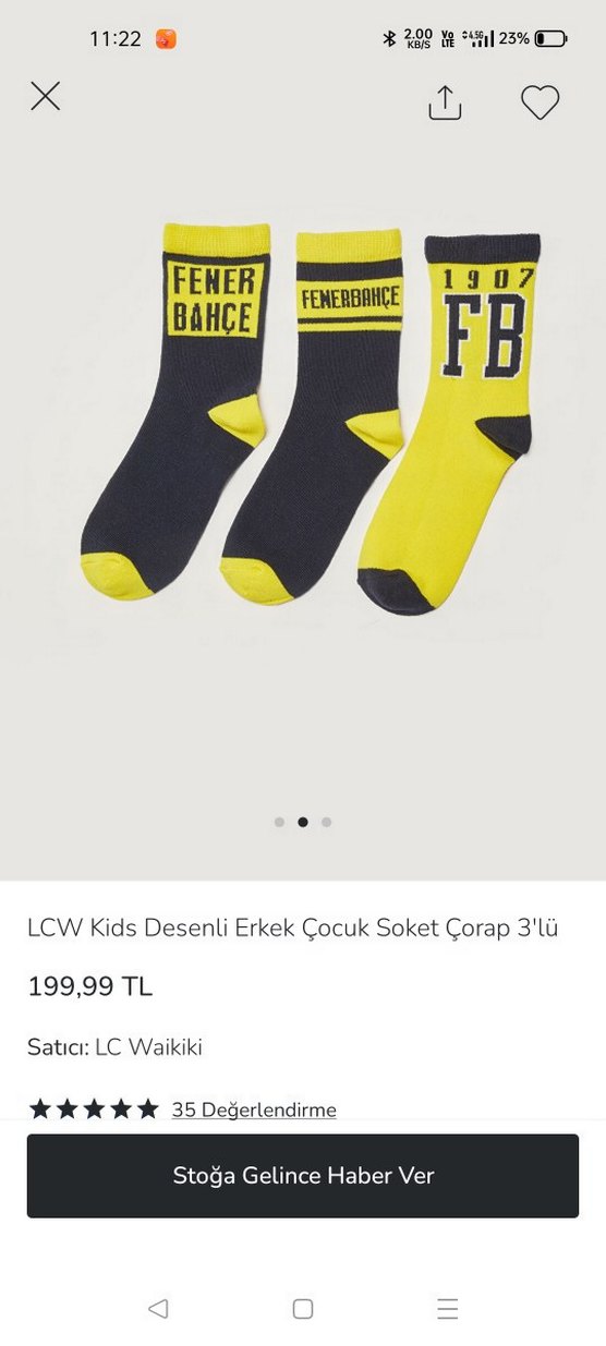 LCW Kids Erkek Çocuk 3'lü Desenli Soket Çorap - Görsel 2