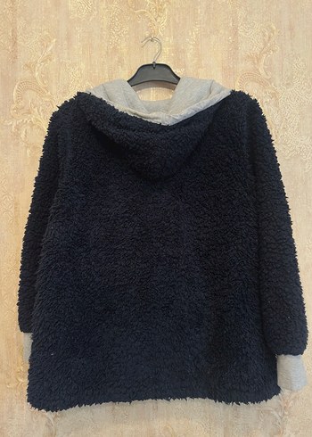 Kadın Giyim Kapüşonlu Peluş Polar Sweat - Görsel 6