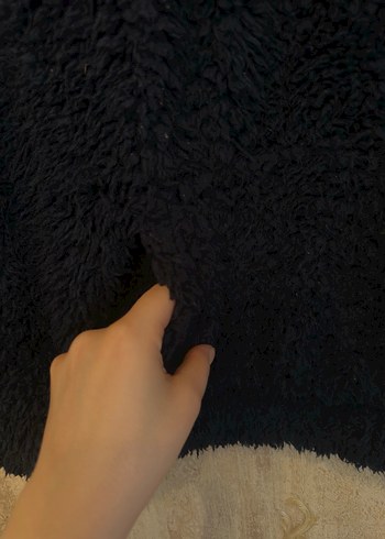 Kadın Giyim Kapüşonlu Peluş Polar Sweat - Görsel 5