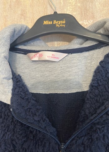 Kadın Giyim Kapüşonlu Peluş Polar Sweat - Görsel 2