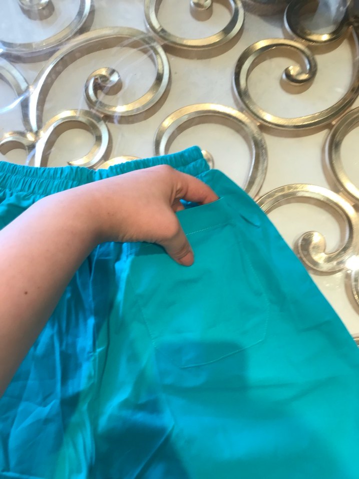 Kadın Bol Paça Hastane Kumaş Pantolon - Görsel 5