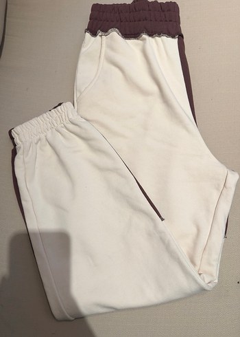 Defacto Kahverengi-Krem Eşofman Altı - Görsel 6