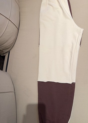 Defacto Kahverengi-Krem Eşofman Altı - Görsel 2