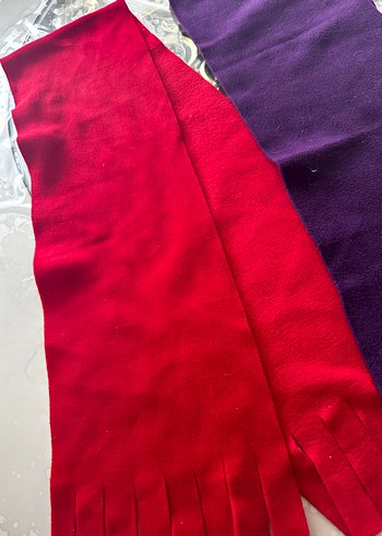 Çift Polar Atkı Vintage - Görsel 3