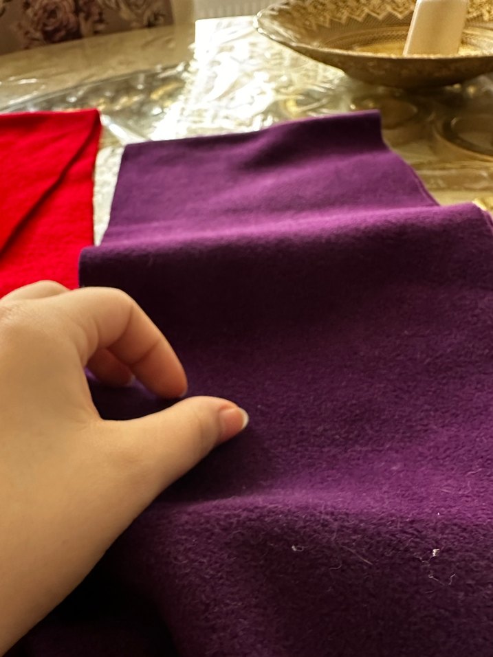 Çift Polar Atkı Vintage - Görsel 4