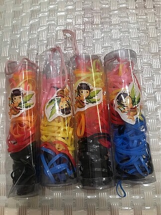 İnce Renkli Lastik Toka
