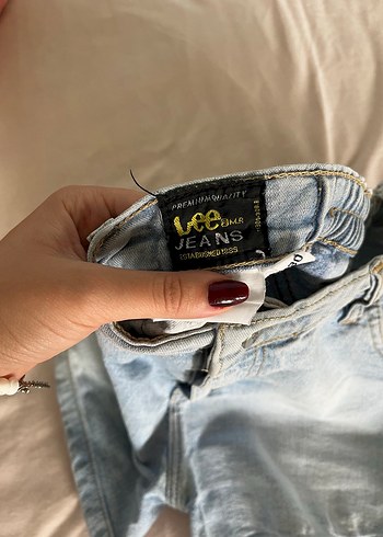 Lee Cooper Mavi Mini Denim Şort