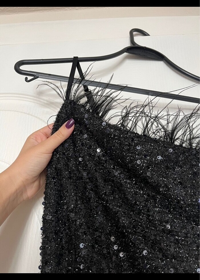 pullu mini abiye - Görsel 2