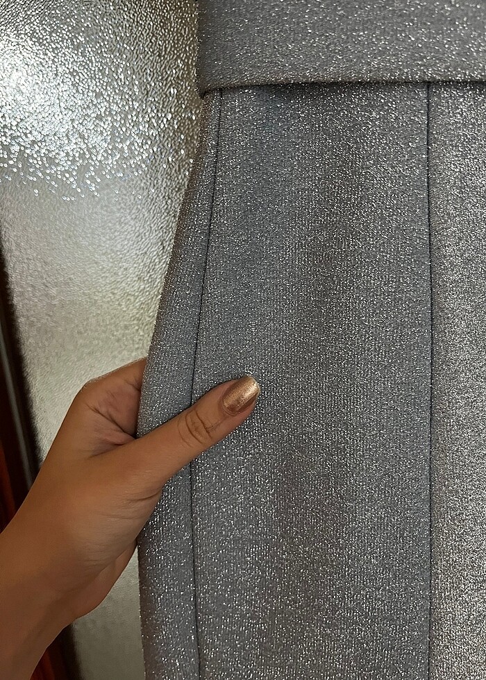 püskül detaylı mini abiye - Görsel 4